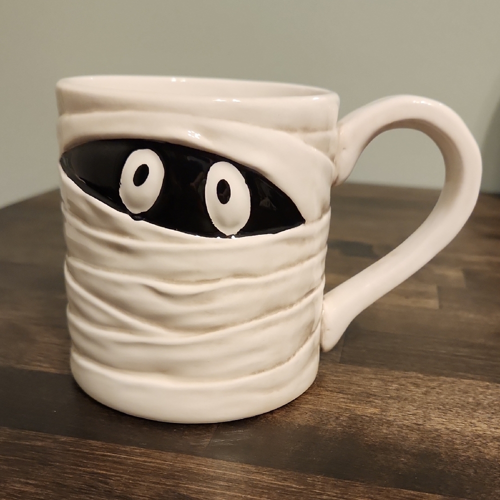 Blue Sky Pottery Mummy Wrap Mug